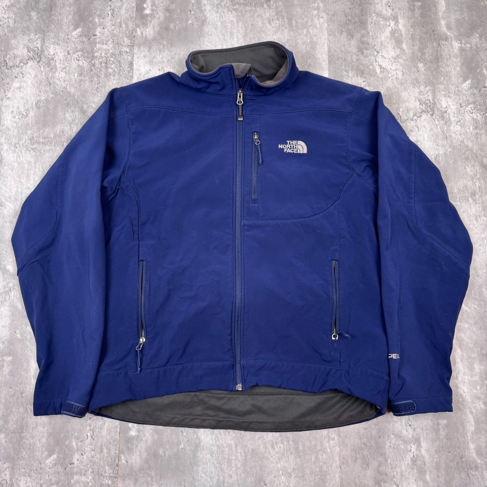 The North Face Jacket‎ Mens Large Blue Apex Bionic Coat Windwall Breaker